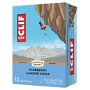 CLIF BAR - Áfonya mandula Crisp - Organic Oats - Non-GMO - Plant Based - Energy Bars - 2.4 oz. (12 csomag)