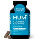 HUM Counter Craints Króm kiegészítők L Theanine, Seaweed kivonat & Forskolin, hogy segítse az étvágyat, Keserű, és rutinok, glutén mentes, koffein mentes Formula, 60 Vegán kapszula