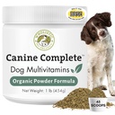 Wholistic Pet Organics Canine Complete - Dog Multivitamin Powder - 1 Lb - Tägliche Hunde-Vitamine und Ergänzungen für hausgemachte Lebensmittel - Immunsystem, Haut, Fleisch & Gesamtgesundheit - Kleine und große Zucht