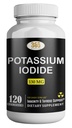 Kálium Iodide130 mg - KI- Potassium130 mg - USA Készített Kálium jód tabletta YODO Naciente, Yoduro de potasio - 120 tabletta