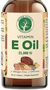 Anyatermészet alapvető természeti E-vitamin Oil Food Grade, 21,000NE d- Alpha- tokoferol, nem feldolgozott. 1 oz.