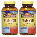 Természet készített hal olaj 1200mg Omega3, 400 Softgels
