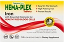 NaturesPlus Hema- Plex Vas - 10 Slow- Release tabletta - 85 mg kelátált vas - Teljes vérállapot - C-vitaminnal és bioflavonoidokkal - Vegán, glutén mentes - 10 adag
