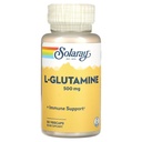SOLARAY L Glutamin kapszula 500 mg - Immuntámogatás - Ingyenes aminosav - Labor ellenőrzött, 60- napos pénz- vissza garancia, 50 adag, 50 tabletta