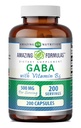 Amazing Formulas GABA B6 Vitamin kiegészítés 124; 500 Mg Per Serving N- 124; 200 Capprovid124; Non - GMO - 124; Gluten Free - 124; Made in USA
