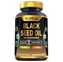 Fekete Seed Oil kapszula kiegészítés - 4in1 Formula - A C-vitaminnal való kombináció, E-vitamin - Emésztési egészség, Immuntámogatás - Gazdag tápanyag - 150 Softgel kapszula