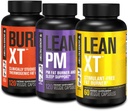 Jacked Factory Burn -XT Clinically Studied Thermogenic Fat Burner (120 kapszula), Lean PM Nighttime Fat Burner and Sleep Aid (120 kapszula), Lean- XT Caffeine- Free Weight Loss Supplement (60 kapszula)