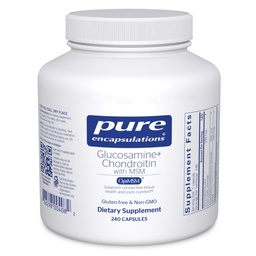 Pure Encapsulations Glucosamine Chondroitin with MSM - Supports Joint Health & Normal Cartilage Formation * - Enzyme Activity fenntartása - Gluten- Free & Non- GMO - 240 kapszula