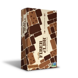 Nugo Fiber d 'Lish Chocolate Brownie, 12g High Fiber, Vegan, 150 kalória, 16 gróf