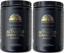 Organic Charcoin Powder Actived Charcoin Natural, Vegan, Organic, GMO Free - Big Bottle 25 oz Powder - 2pack