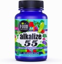 The Food Mozgalom - Alkalize 55, 55 Fermented Foods with Black Earth Humic Fulvic Trace Ásványok, Elektrolitok, pH egyensúly, Immune Boosting, Vegan - 60 Veggie sapkák
