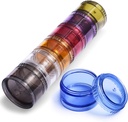 Hengeres Pocket Gyógyszertár Moistore- Proof Travel Pill Organizer Ingyenes kombinációja Hét színezék Pill Box 7 nap