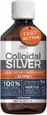 Colloidal Silver Liquid 16 fl 30 PPM - Bioaktív hidrogénezett ezüst víz - Természetes immuntámogatás Nano Sol kiegészítés megoldás - Ionic Minerals - Organic Structured Silver