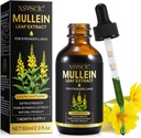 Mullein cseppek tüdők, Mullein levélkivonat tüdők, Mullein levélkivonat tinktúra klorofill természetes gyógynövény kiegészítés Mullein kivonat cseppek tüdőtisztítás és légzés egészség
