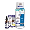 GuruNanda Black Seed Oil, Cold- Pressed Nigella Sativa - Rich in D3 5000 egység, K2 & E & Dual Barrel Oxyburse Whitening Mouthwash - Hidrogén peroxidot tartalmaz