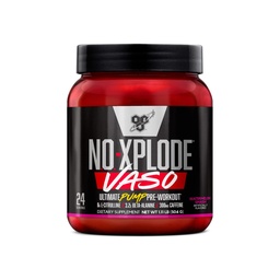 BSN N.O.-XPLODE Vaso Pre edzés por 8 g L- citrullin és 3.2g Beta-Alanine és Energy, Flavor: Görögdinnye Smash, 24 szervadékok