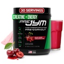 JYM Supplement Science Pre JYM Fekete Cseresznye Előkészítés por a férfiak és nők, BCAA, Nootropics, Creatine HCI, Citrulline, Beta-Alanine, Betain, Taurine, Huperzine, 30 szerváció