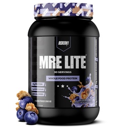 REDCON1 IRE Lite teljes élelmiszer fehérje por, áfonya cobbler - alacsony szénhidrát és tejsavó ingyenes étkezés helyettesítése állati fehérje keverékek - Easy to Digest Supplement Made with MCT Oils (30 Servings)