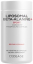 Codeage Liposomal Beta -Alanine Supplement - CarnoSyn Beta -Alanine - 2- hónapos ellátás - Liposomal Szállítás - Előedzés, Post Edzés és Sport kiegészítés - Non-GMO - 180 kapszula