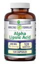 Amazing Formulas Alpha Lipoic Acid Affairs 124; 200 Mg Amino Acid Affairs Supplement 124; Caputane124; Non- GMO Affaires 124; Gluten- Free Affaires 124; Made in USA (1 Pack 124; 120 Count)