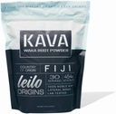 LEILO Kava Pulver | Traditionelle Noble Waka von Fiji | Alle natürlichen Wurzeln zu reduzieren Stress und fördern Entspannung (1lb | 30 Servierungen)