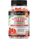 Alma Cider Ecetes Gummies súlyvesztésre - ACV Gumies with The Mother for Women & Men - Energy Boost Bloat Digestive & Immune Support - B12 B6 B 9 Folic Acid - Vegan Detox Cleanse - 90Ct