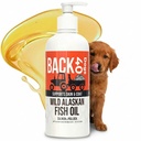 BACK 40 Kutya Vad Alaszkai Halolaj Kutyák, Bőr és kabátpótló kutyák és macskák, Omega -3 -Rich Lazac és Pollock olaj, EPA & DHA Kutya Lazac olaj az agy, szív, és ízületek 16 fl oz (473 ml)
