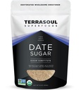 Terrasoul Superfoods Organic Date Sugar, 1 Lb - Alacsony glikémiás értékkel