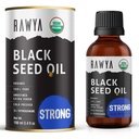RAWYA fekete mag olaj - extra erős íz, magas TQ, hideg préselt, üveg palack, Nigella Sativa olaj, nagy a bőr és a haj ellátás, fekete kömény mag, Kalonji, 100% Certified Organic - 3.4 Fl Oz,