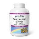Természetes tényezők Sunteanine L- Theanine 100 mg - Health Supplement for All Outlook - L-Theanine Supplement Supports Relaxing Drewery & Aids Against Drewerty - 120 rágótabletta (60 adag)
