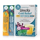 Természet Way Cold Relief Hot Drink, Umcka, Homeopátiás, Clinically Proven Pelargonium Sidoides 1X, Köhögés, Congestion, Sore Throat, Stuffy Orr, Day & Night Formula, 12 csomag (csomagolás május Vary)