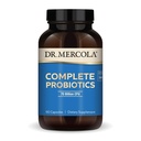 Dr. Mercola Complete Probiotics - 70 milliárd CFU - Támogatja az immun, emésztési és gut egészséget - JellemzŠi 10 Strains - Tartálymentes - GMo- mentes, gluténmentes és szójamentes - 90 kapszula (90 adag)