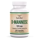 Dupla fa kiegészítők D Mannose 500mg kapszula, 90 Count (D-Mannose vizelési tract egészség és húgyhólyag Lining, segít UTI megelőzés) Vegán széf, nem-GMO, glutén mentes