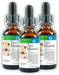 Morter Trace Ásványok kolloid szuszpenzióban (3 csomag) Morter HealthSystem Best Process Alkaline - Nutritent Dense Trace Elements, Fulvic Ásványok & Amino Acids