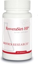 Biotics ResveraSirt HP Formulated by Dr. Mark Houston, Trans Resveratrol, Quercetin, Increase Sirtuin Activity, Cardiovascularis támogatás, Heart Power, Érrendszeri támogatás, 30 kapszula