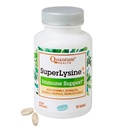 Quantum Health Superlysine + Advanced Formula Immun Supplement Lysine 1500 mg, C-vitamin Echinacea Medicalice Bee Propolis & Odorless Fokhagyma Napi Wellness keverék nők és férfiak számára - 90 tabletta