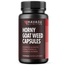 Unisex Horny Goat Weed Capsules for Men & Women - Extra Strength Performance & Energy Support with Tongkat Ali, Muira Puama, and Saw Palmetto - 10 Count - Herbal Supplement for Endurance