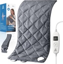 BOB and BRAD Weated Weating Pad with Far Infraired Warm, Big Heating Pad for Body Back Deep Muscle Pain Relief, Ajándék Family Women Men, ETL Certified 2.4 font, 12 "x24" (Grey)