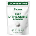 Szabadidős L-Theanine Powder, 100 g, Pure L Theanine Powder That promotes Relaxation and Focus, Supplement for Cognitive Function, No Fillers, Non-GMO, 1000 Servings