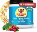 My Spectrum Heroes Super Fruits and Veggies Powder - Ganze Nahrungsergänzung - 16 Superfoods - Leistungsstarkes Antioxidans - Immun-Gesundheitshilfe - steigert Verdauungs-Gesundheit - Non-GMO - Glutenfrei (228 Gramm)