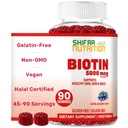 SHIBAA NUTRITION Vegan Biotin Gumies for Adult & Kids 124; 90 Gummeans n.e.i.