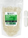 XPRS Nutra késleltetett kiadás mérete 0 üres kapszula - 1000 Count Clear empty Vegan Capsules - vegetáriánus tabletták - DIY növényi kapszula töltelék - tölthető Veggie Gel Caps Do- It- Yourself kiegészítők