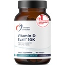 Az egészségügyi D-Evail 10K - 10 000 NE D-vitamin kiegészítés K-vitaminnal (K1, K2 mint MK-4) + GG - Csont, kardiovaszkuláris + immuntámogatás - Javított biohasznosulás D3-vitamin (60 Softgel)