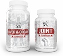 5% Táplálkozás 2-Stack A124; Máj & Organic Defender NAC + Joint Defender