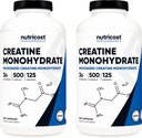 Nutricost Creatine Monohidrát 3000mg Serving, (750mg / kapszula), 500 kapszula (2 üveg)