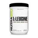 NutraBio 100% reines L-Leucin - Muskel-Recovery and Support - Natürlich vergoren freie Form Aminosäure - Vegan, Non-GMO, Glutenfrei - (500 Gramm)