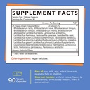 Gutcha probiotikumok, 20 milliárd a férfiak és nők számára, 25 Strains + Prebiotic Fiber for Gut Health, Immune Support, Digestic Support, Freeze-Dressed, Delayed- Release, Shelf- Stable, 90 Vegan Caps