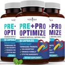 Pro Optimalizálja probiotikumok a nők, Menopauza, 70 milliárd CFU, Emésztési egészség - Támogatás a puffadás, forró villanások, közös támogatás, éjszakai izzadás - Gut Health & Metabolizmus - Dong Quai (180 (csomag 3))