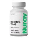Nuray Ubiquinol 100mg Softgels, Active Form of CoQ10 for Cardiovascularis & Dental Health, Gluten- Free Immune Support, Enhances Máj Health, 30 gróf