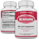 Acne tabletta 30 Nap- kiegészítők Acne-vitamin kezelés - tabletta tiszta olajos bőr nők, férfiak, tizenévesek és felnőttek